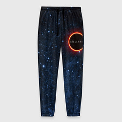 Брюки на резинке мужские Stellaris Black Hole Logo, цвет: 3D-принт