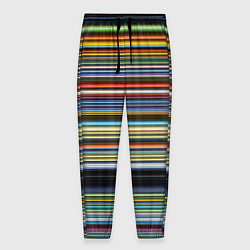 Мужские брюки Абстрактное множество разноцветных линий