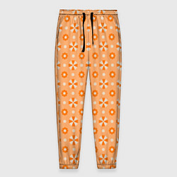 Мужские брюки Абстракция - оранжевые зонтики