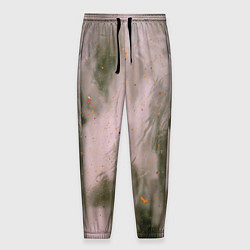 Мужские брюки Абстрактный туман и следы красок