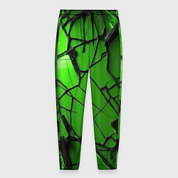 Мужские брюки Зеленое треснутое стекло
