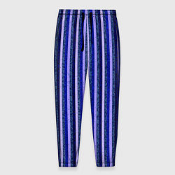 Мужские брюки Сине-фиолетовый в полоску