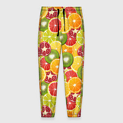 Мужские брюки Фон с экзотическими фруктами