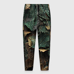 Мужские брюки Реалистичный камуфляж из листьев