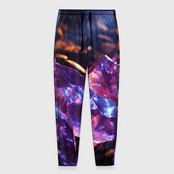 Мужские брюки Фиолетовые комические камни
