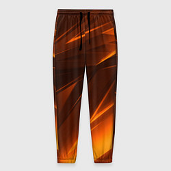 Мужские брюки Geometry stripes orange
