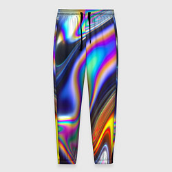 Мужские брюки Абстрактный разноцветный жидкий металл