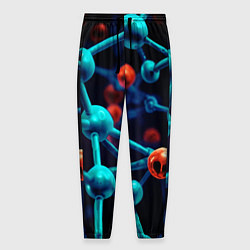 Мужские брюки Молекулы под микроскопом