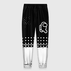 Брюки на резинке мужские Among us геометрия, цвет: 3D-принт