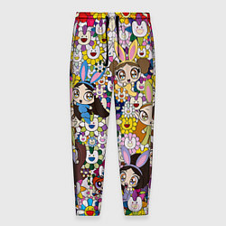 Мужские брюки Right now NewJeans and Takashi Murakami