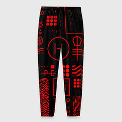 Мужские брюки Twenty one pilots pattern rock