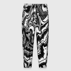 Мужские брюки Черно-белая абстракция суминагаши