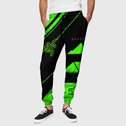 Брюки на резинке мужские Razer geometry game, цвет: 3D-принт — фото 2