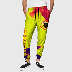Брюки на резинке мужские Serious Sam flame yellow, цвет: 3D-принт — фото 2