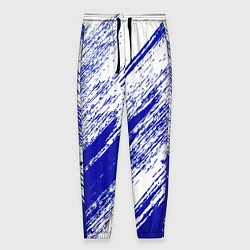 Мужские брюки The color is white and blue