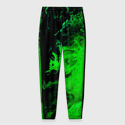 Мужские брюки Color green black
