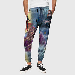 Брюки на резинке мужские Ведьмы и волшебницы, цвет: 3D-принт — фото 2