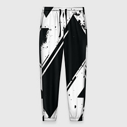 Мужские брюки Color black white