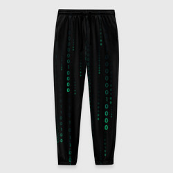Мужские брюки Color black turquoise