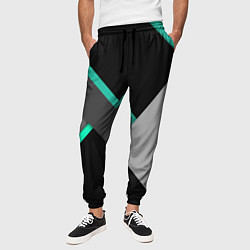 Брюки на резинке мужские Multicoloured, цвет: 3D-принт — фото 2