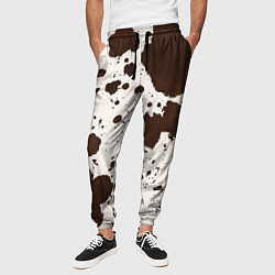 Брюки на резинке мужские Коровий принт, цвет: 3D-принт — фото 2