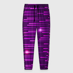 Мужские брюки Цветные светящиеся полосы