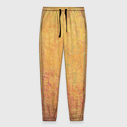 Мужские брюки Абстракция - yellow and red old wall