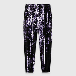 Брюки на резинке мужские Shade purple, цвет: 3D-принт