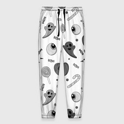 Мужские брюки Halloween grey and white