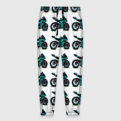 Мужские брюки Motorbike light blue