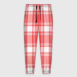 Мужские брюки Checked red white