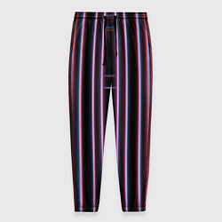 Мужские брюки Neon red blue black