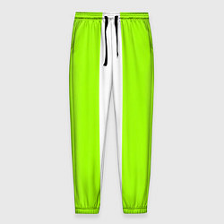 Мужские брюки Color light green white stripes