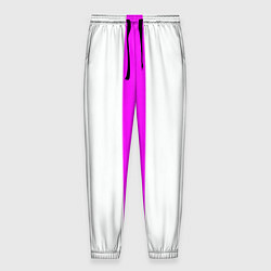 Мужские брюки Color white pink lines