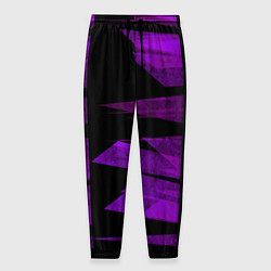 Мужские брюки Color purple black stripes