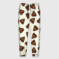 Мужские брюки Нашивки какашки