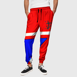 Брюки на резинке мужские Doom star geometry, цвет: 3D-принт — фото 2