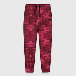 Мужские брюки Малиновый комуфляж