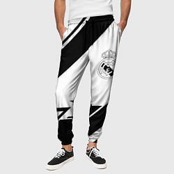 Брюки на резинке мужские Real Madrid geometry, цвет: 3D-принт — фото 2