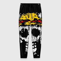 Брюки на резинке мужские Соломенная шляпа, цвет: 3D-принт