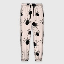 Мужские брюки Паттерн с черными жуками