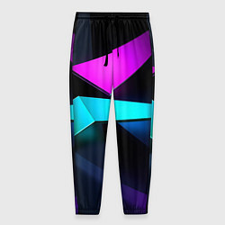 Мужские брюки Neon colored geometric