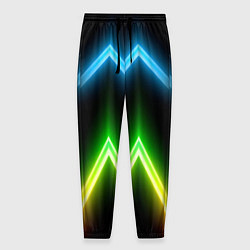 Мужские брюки Neon multicolored lines