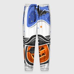 Брюки на резинке мужские Радостный хэллоуин, цвет: 3D-принт