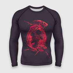 Рашгард мужской Shark Space, цвет: 3D-принт