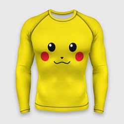 Рашгард мужской Happy Pikachu, цвет: 3D-принт