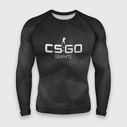 Рашгард мужской CS:GO Graphite, цвет: 3D-принт