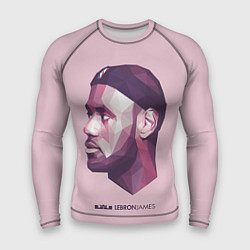 Рашгард мужской LeBron James: Poly Violet, цвет: 3D-принт