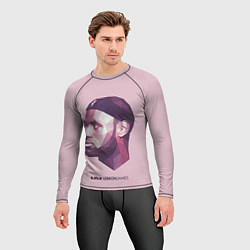 Рашгард мужской LeBron James: Poly Violet, цвет: 3D-принт — фото 2
