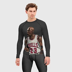 Рашгард мужской Bulls 23: Jordan, цвет: 3D-принт — фото 2